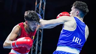 Adam Hession (IRL) vs. Vasile Usturoi (BEL) European Boxing Championships 2024 (57kg)