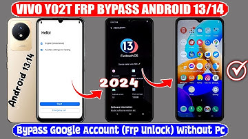 "New Method 2024" Vivo Y02T Frp Unlock (Android 13/14) Google Account Bypass 🔥 No Need for Computer
