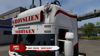 ETS 2. Skin truck GROVSLIEN for Scania RS-6 series