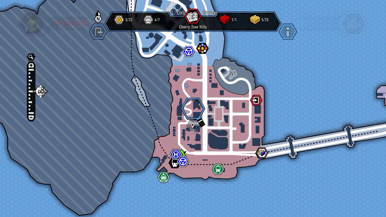 lego city undercover maps