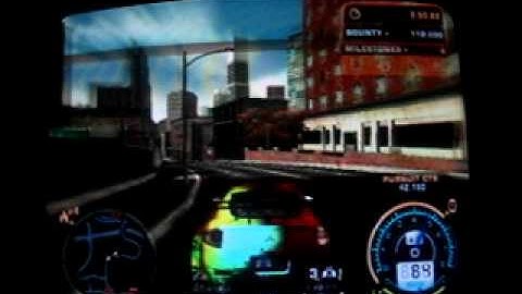 NFSMW Cop chase #1 Part 2