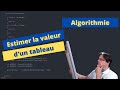 Algorithmie : Les tableaux