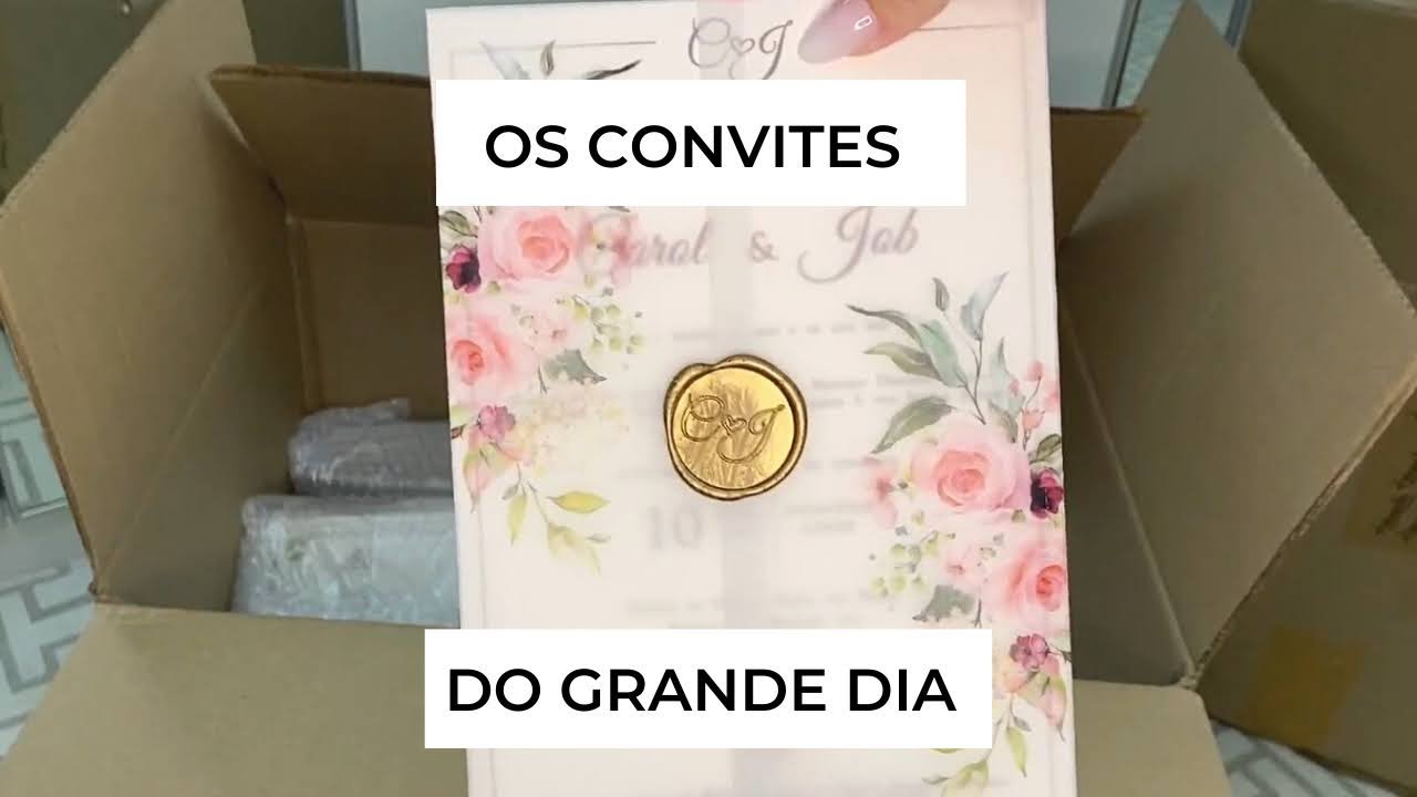 NOSSOS CONVITES DE CASAMENTO, CAIXAS DE PADRINHOS, DAMAS, PAJENS… | EP. 1 DIÁRIO DA NOIVA