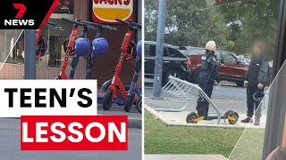 Adelaide teen fined for using private e-scooter amid law confusion | 7 News Australia