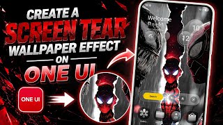 Create a “Screen Tear” Wallpaper Effect on One UI
