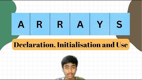 Introduction to Arrays in Java - initialisation, declaration and use