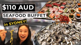 ALL YOU CAN EAT SEAFOOD DINNER BUFFET in CROWN SYDNEY HOTEL | Sydney Vlog ( 悉尼美食 海鲜自助餐)