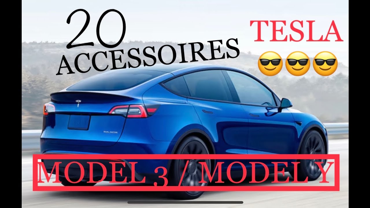 Accessoires pour Tesla Model Y au meilleur prix