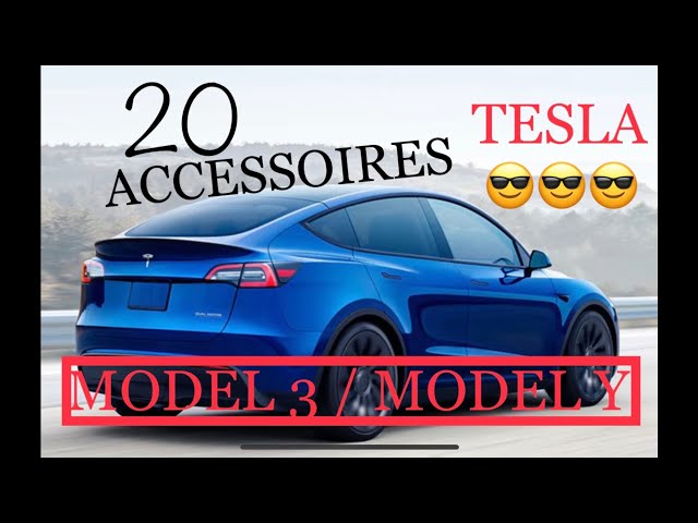 Les accessoires indispensables pour les TESLA Model 3 et Y. #tesla #modely  #model3 