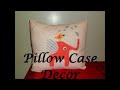 Como hacer un Cojin Decorativo para Dormitorios Infantiles/Pillow case decor easy and cute