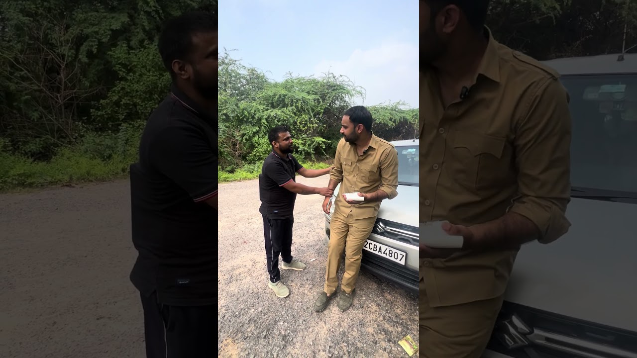 traffic police ko chuna laga dia 😂 