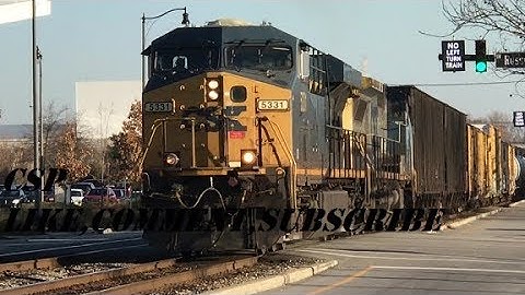 [CSXT]5331 ES40DC & 7877 CW40-8 Leads A Long Q471-26 SB Through Fay NC W/A 1st Gen K5HL