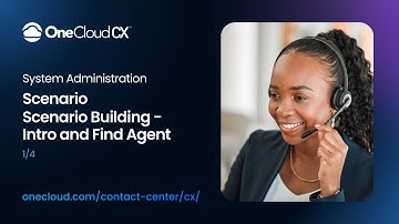 OneCloud CX™ System Administration WebChat Basics – Intro and Find Agent