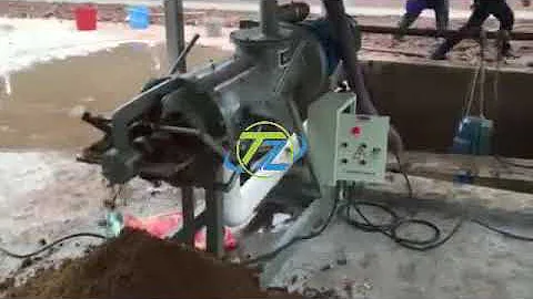 chicken manure or cow dung dewatering machine animal waste manure solid separator