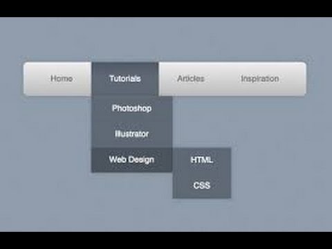 How to create Dropdown Menu/Navigation Bar in Html and CSS (Hindi/Urdu) -  YouTube