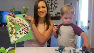 Learning Letter 'D' - Dinosaur Footprint Activity for Toddlers