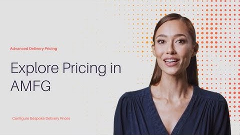 Mastering Advanced Delivery Pricing in AMFG
