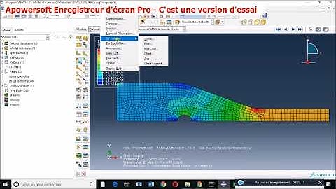 Training ABAQUS ,Episode5 How make curve load-displacement and strain- stress in ABAQUS