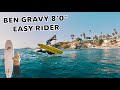 Testing 80 ben gravy easy rider surfboard in crazy rocky waves