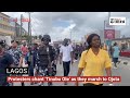 #Protest: Protesters chant Tinubu 'Tinubu Ole' as they march to Ojoto