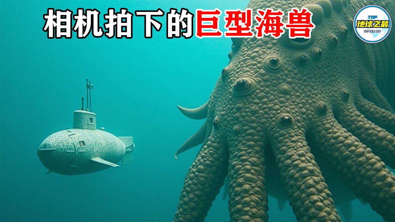 深海未知巨兽影像流出！10 种最惊人的巨型海洋生物，看完头皮发麻！丨地球之最#冷知识 #排名 #世界之最#地球之最top#世界之最top#top10#惊人发现#最惊人的