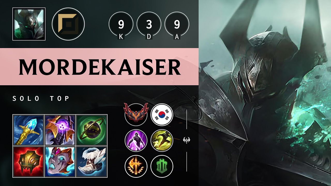 Mordekaiser Top vs Sion - KR Grandmaster Patch 25.11