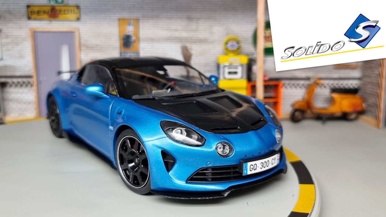 Voiture Miniature Alpine A110 2023 Radicale Blue 1/18 - S1801619 SOLIDO