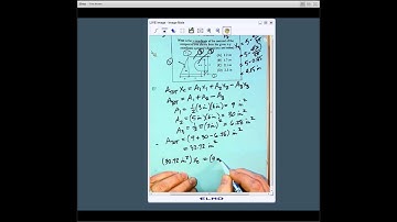 Statics - X Coordinate of the Centroid of Composite Area