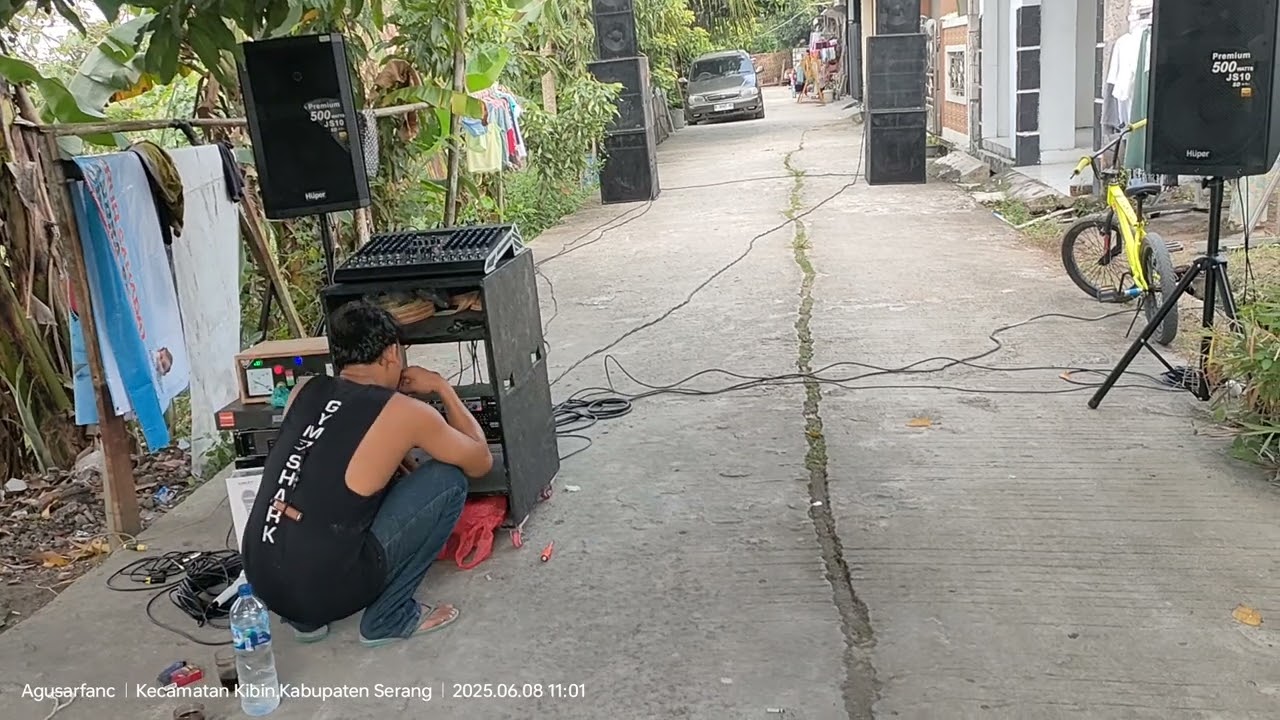 Cek sound bolo..#orkesdangdutjalanan #soundsystem #sound #fyp