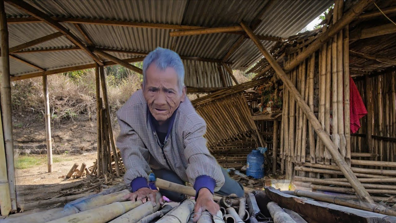 Сумасшедший 87-летний дедушка уезжает из города — пытаясь построить дом без каких-либо материалов.