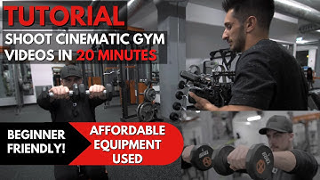 How I Shoot EPIC Gym Videos!💪🏼🎥| Fitness Film Tutorial