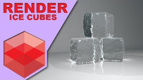 How Do I Render: Ice Cubes (Redshift & Maya)