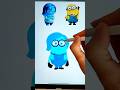 Funny SADNESS MINION Mixing Cartoon Minions Sadness Insideout Emojimix Emojis Shorts Funny 