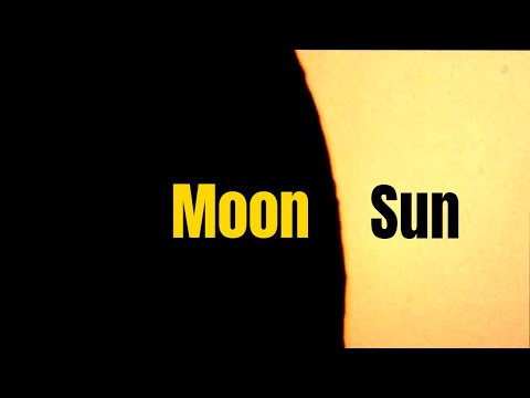 Video: During The Eclipse, Sharp Pyramids Appeared On The Edge Of The Moon - Alternative View