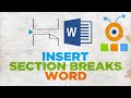 How to Insert Section Breaks in a Word