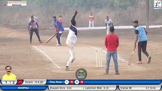 Vishal Waghmare Wicket Hat-trick AT Gavdevi Chashak 2020-21, Bhilavale, Thakurwadi.