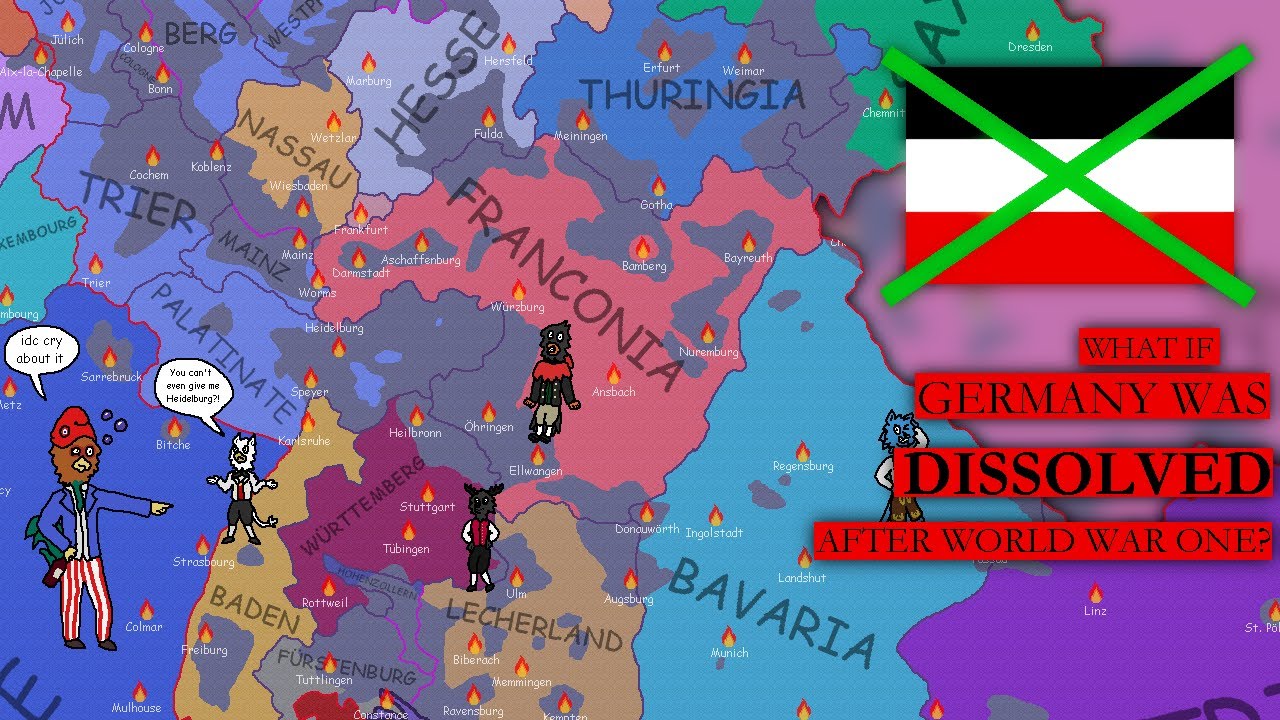 What if Germany was dissolved after World War One? // alternate history ...