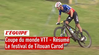 VTT  Coupe du monde : Premier succès pour le Français Titouan Carod, étincelant au MontSainteAnne