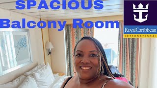 Royal Caribbean Independence of the Seas SPACIOUS Balcony Room Tour #cruise #royalcaribbean #travel