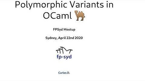 Polymorphic Variants - Carlos D