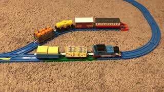 Plarail Thomas and Full Freight Cars Set DEMO