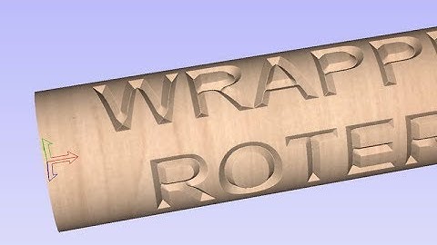 Vectric V10 Tutorials | Wrapped Rotary Machining | Introduction to Rotary Wrapped Text