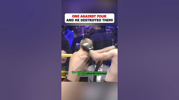One against four - and he destroyed them!