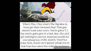 Foghorn Leghorn Roast Rango meme