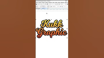 Extrude Effect in Coreldraw | #shorts #viralvideo #kukkgraphic