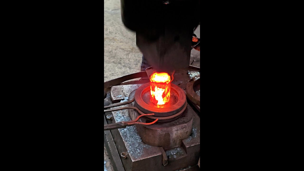 Inside the stress-relieving factory tour Real Forging Skills in a High-Heat Industrial Workshop