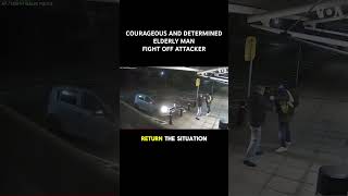 Courageous Elderly Man Fight Off Attacker #shorts