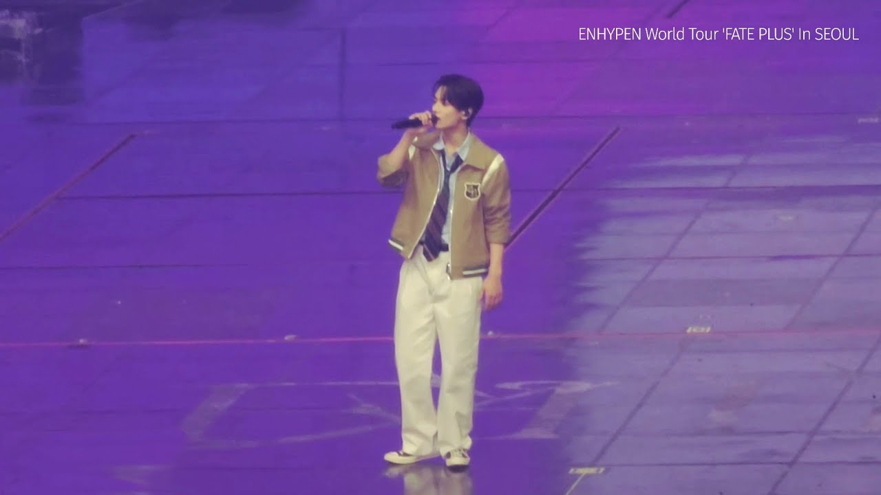 (SUB) 240225 ENHYPEN Jay 'Bruises' cover 제이 full 직캠 엔하이픈 WORLD TOUR 'FATE PLUS' IN SEOUL