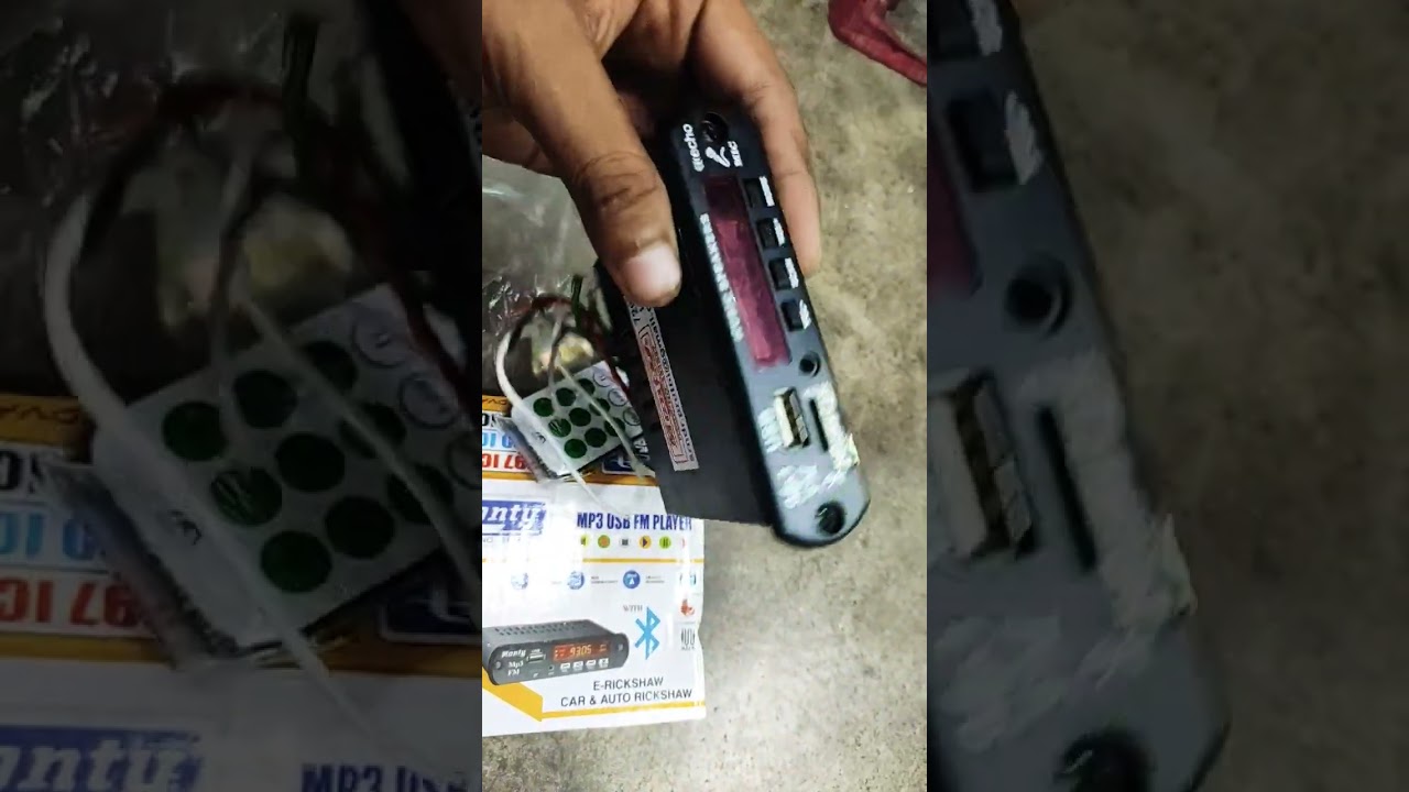 MONTY E-RICKSHAW MUSIC SYSTEM.TOTO CAR DAKE