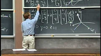 MIT 18.06 Linear Algebra, Spring 2005 - YouTube MIT 18.06 Linear Algebra, Spring 2005 - YouTube